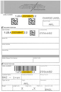 Charge labels