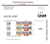 Customer printed labels